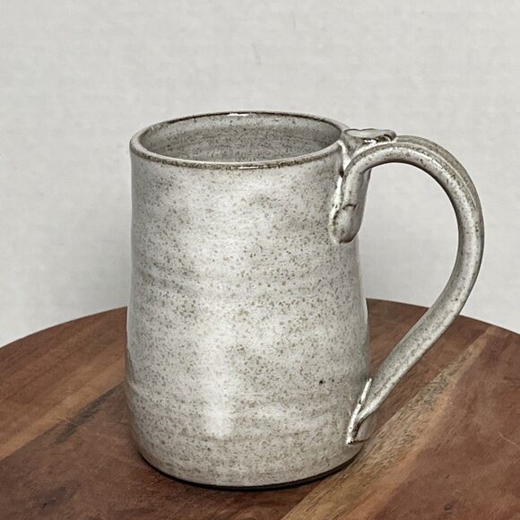 Kerri Henry Studio Art Pottery Chef Coffee Mug Crossed Knives Chef’s Hat Signed - Picture 4 of 7